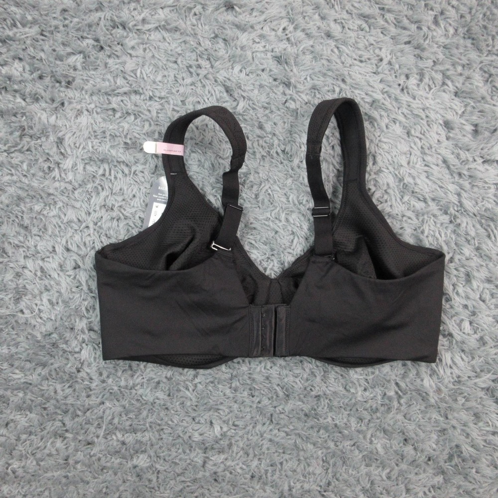Bali Bra Womens 42D Black Coolest Smoothing Lace Underwire T-Shirt NWT - Picture 6 of 7
